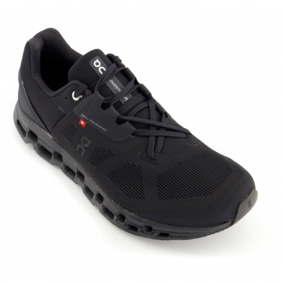 On Running Other - On Cloud Running Cloudstratus Black Lace Up Sneakers Comfort Size US 10.5